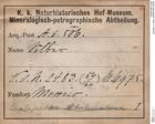 Etiketten zu Silber (NHMW-MIN-Ai506)
